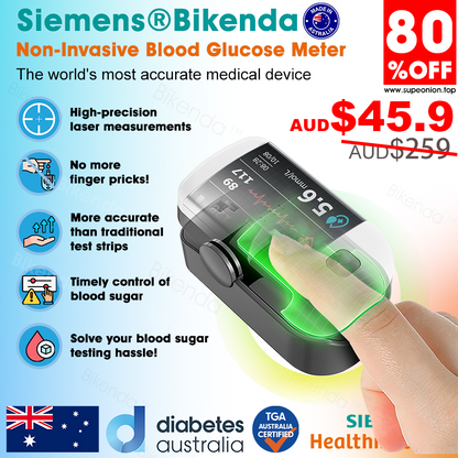 [Official Store] Bikenda™ Next-Gen Smart 3-in-1 Non-Invasive Laser Glucose Meter [99.9% Accuracy] – Now with NDSS Subsidy! 💰