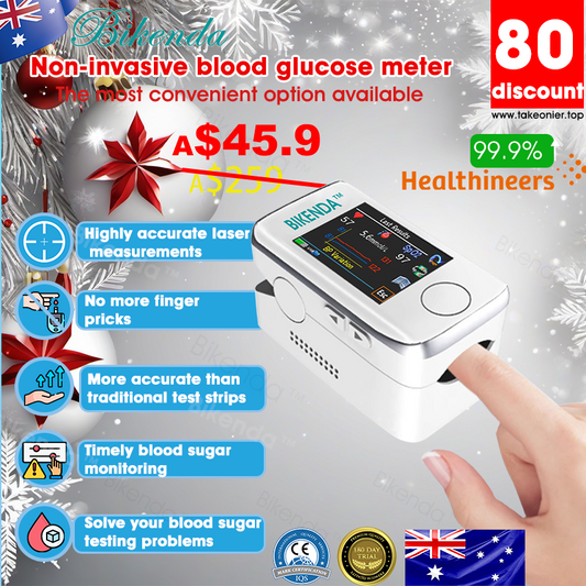 Bikenda™🦌 Non-Invasive Blood Glucose Meter + Exclusive Gift ❄️TGA Approved🎅[99.9% Accuracy]