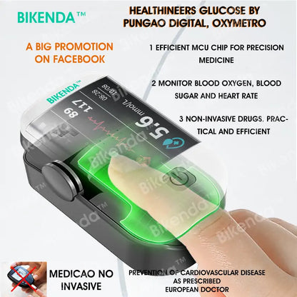 【OFFICIAL STORE】Bikenda™ Next-Generation Intelligent Multifunctional Non-Invasive Laser Blood Glucose Meter [99.9% Accuracy]