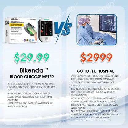 [Official Store] Bikenda™ Next-Gen Smart 3-in-1 Non-Invasive Laser Glucose Meter [99.9% Accuracy] – Now with NDSS Subsidy! 💰