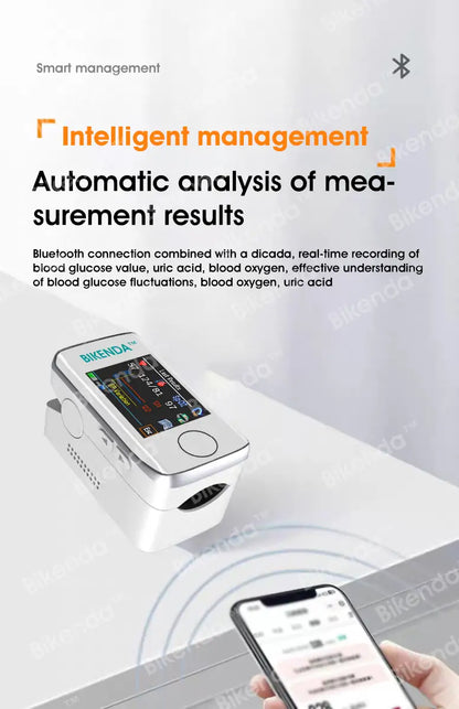 Bikenda™ Advanced Non-Invasive Blood Glucose Meter – 99.9% Accuracy + Special Gift! Endorsed by Top Hospitals Globally