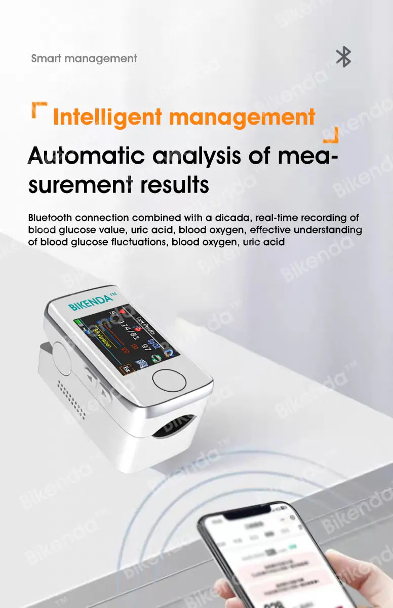 Bikenda™ Advanced Non-Invasive Glucose Monitor – 99.9% Accuracy + Exclusive Gift! Trusted by Leading Hospitals Worldwide