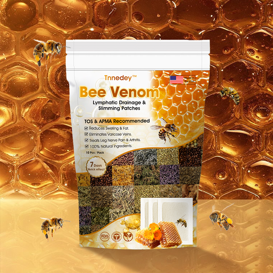 𝐓𝐧𝐧𝐞𝐝𝐞𝐲™ Bee Venom 𝐋𝐲𝐦𝐩𝐡𝐚𝐭𝐢𝐜 𝐃𝐫𝐚𝐢𝐧𝐚𝐠𝐞 & 𝐒𝐥𝐢𝐦𝐦𝐢𝐧𝐠 Foot Patches - 𝐓𝐚𝐫𝐠𝐞𝐭 𝐒𝐰𝐞𝐥𝐥𝐢𝐧𝐠 & 𝐃𝐞𝐭𝐨𝐱 Naturally 🌿👣