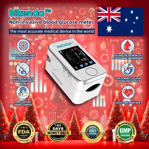 Christmas Promotion-Bikenda™ Non-Invasive Blood Glucose Meter – 99.9% Accuracy🎄