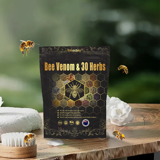 Last day to get 70% OFF: Tnnedey® Bee Venom & 30-Herb Detox Foot Soak Beads for Body Sculpting- Recommended by the Australia Lymphatic Academy (ALA) 🧀