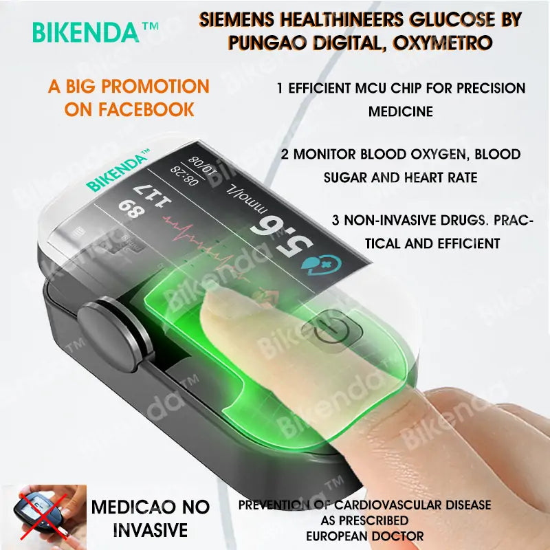 [Official Store] Bikenda™ Next-Gen Smart 3-in-1 Non-Invasive Laser Glucose Meter [99.9% Accuracy] – Now with NDSS Subsidy! 💰