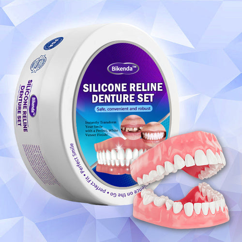 Silicone Reline Denture Set (⏰ Limited Time Discount Last 30 Minutes ⏰)𝐁𝐢𝐤𝐞𝐧𝐝𝐚™✨🦷