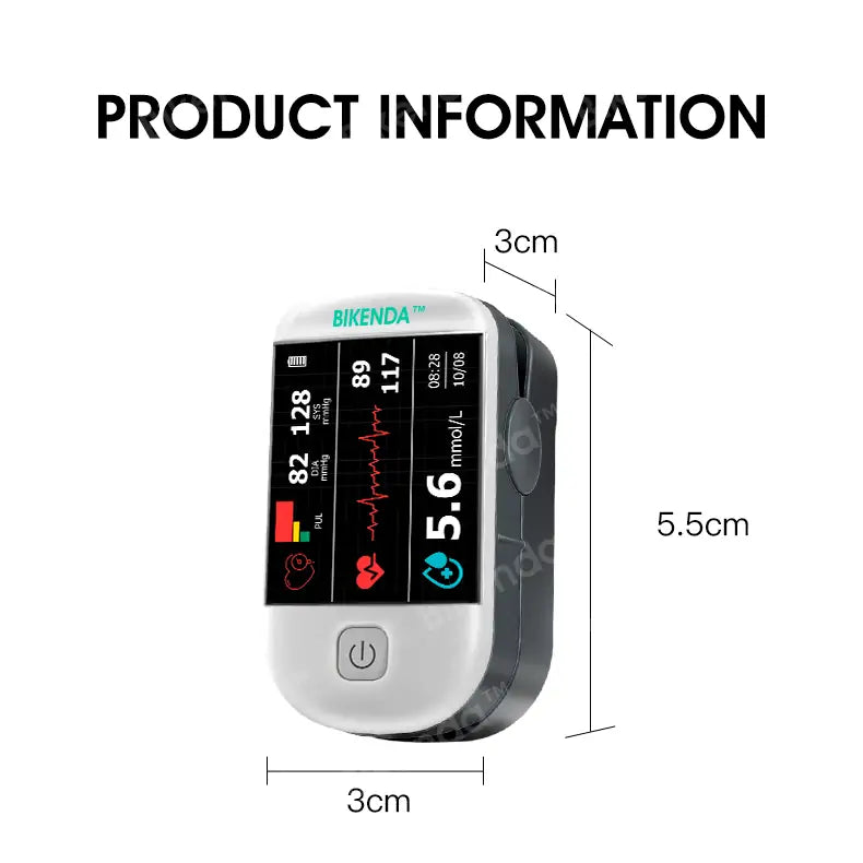 [Official Store] Bikenda™ Next-Gen Smart 3-in-1 Non-Invasive Laser Glucose Meter [99.9% Accuracy] – Now with NDSS Subsidy! 💰