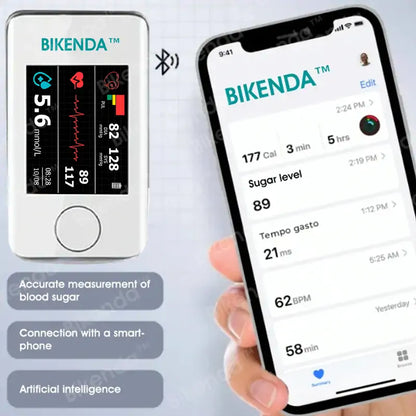 The Best Christmas Gift: Bikenda™ Non-Invasive Blood Glucose Meter + Exclusive Gift [99.9% Accuracy]🎄 - Recommended by A.M.A.