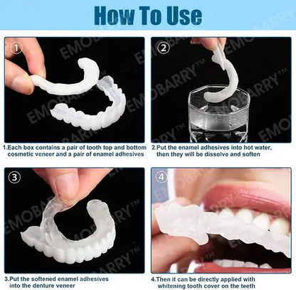 【𝑂𝐹𝐹𝐼𝐶𝐼𝐴𝐿 𝑆𝑇𝑂𝑅𝐸】𝘽𝙞𝙠𝙚𝙣𝙙𝙖™ Premium Custom Silicone Denture Set(⏰Limited time discount Last 30 minutes⏰)