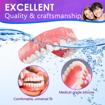 Silicone Reline Denture Set (⏰ Limited Time Discount Last 30 Minutes ⏰)𝐁𝐢𝐤𝐞𝐧𝐝𝐚™✨🦷