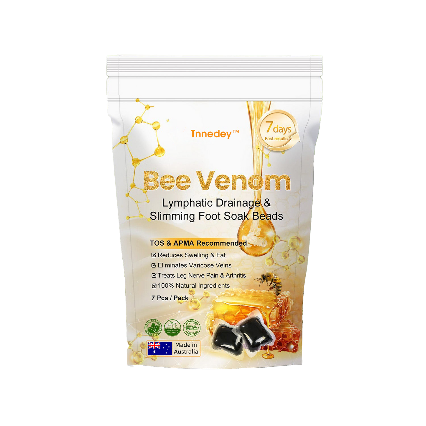 Tnnedey™ Bee Venom Lymphatic Drainage & Slimming Foot SoakBeads 70% OFF【Doctor recommendation - For all lymphatic problems and obesity】